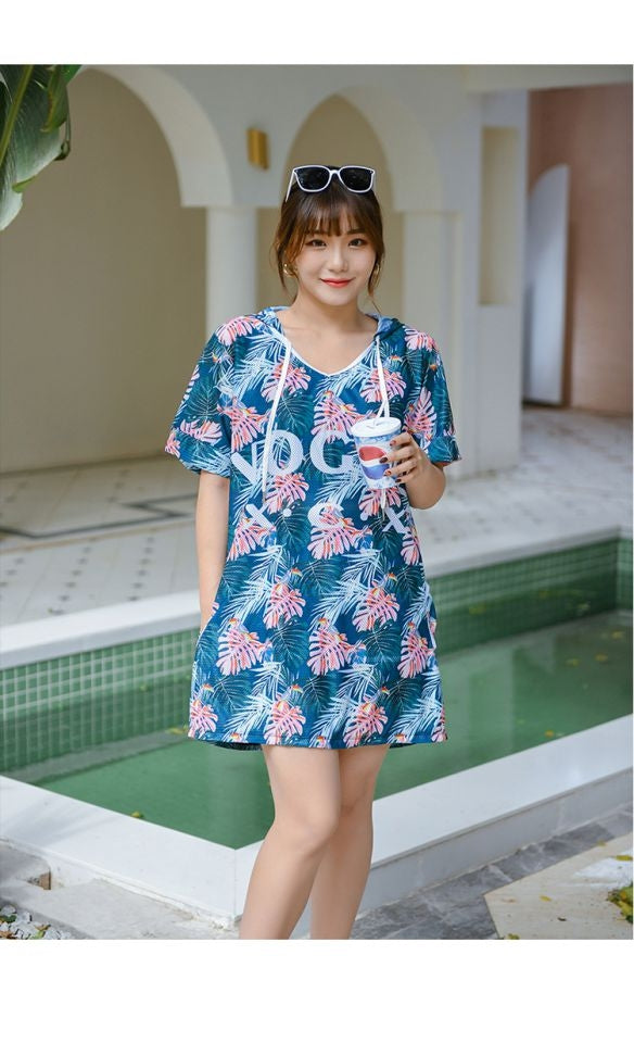Ladies' 3-Piece holiday wear,Swimwear Floral Set