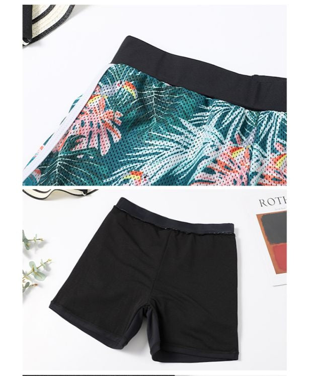 Ladies' 3-Piece holiday wear,Swimwear Floral Set