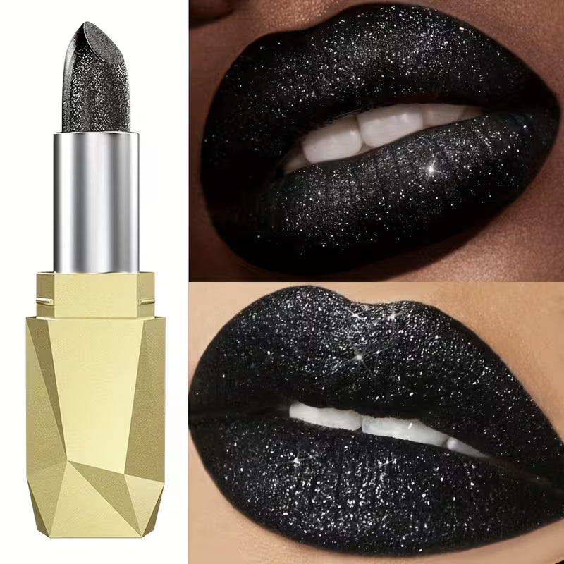 Shiny Pearlescent Lipstick High Color Persistent Non-Removal Moisturizing Lipsticks Lip Glaze Lip Gloss Perfect Halloween Gift Christmas Gift, Halloween, Halloween Makeup