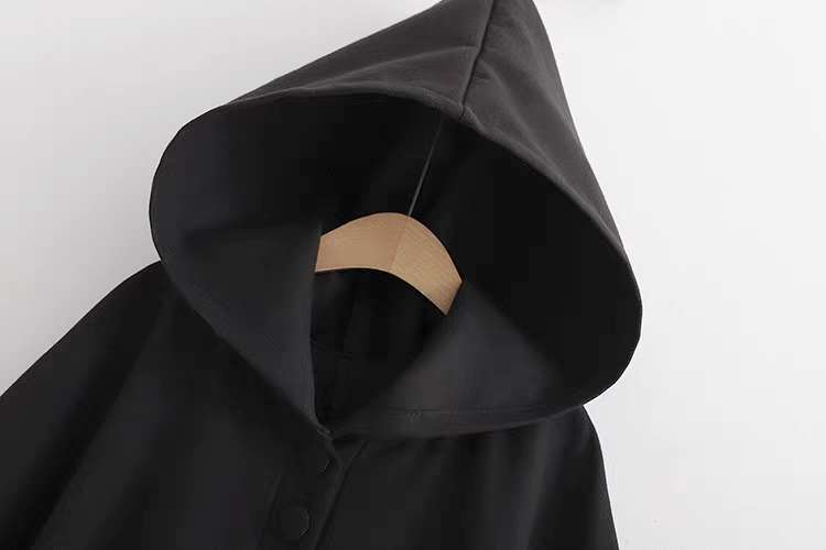 Dark Woolen Coat, Halloween Coat
