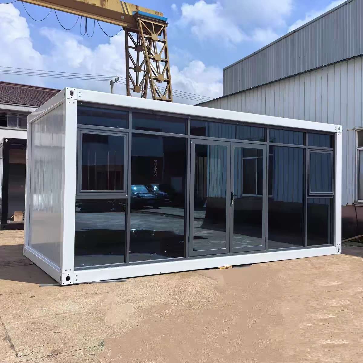 Modern Prefab Glass Office / Backyard Studio / Modular Workspace / Container Home / Tiny Home