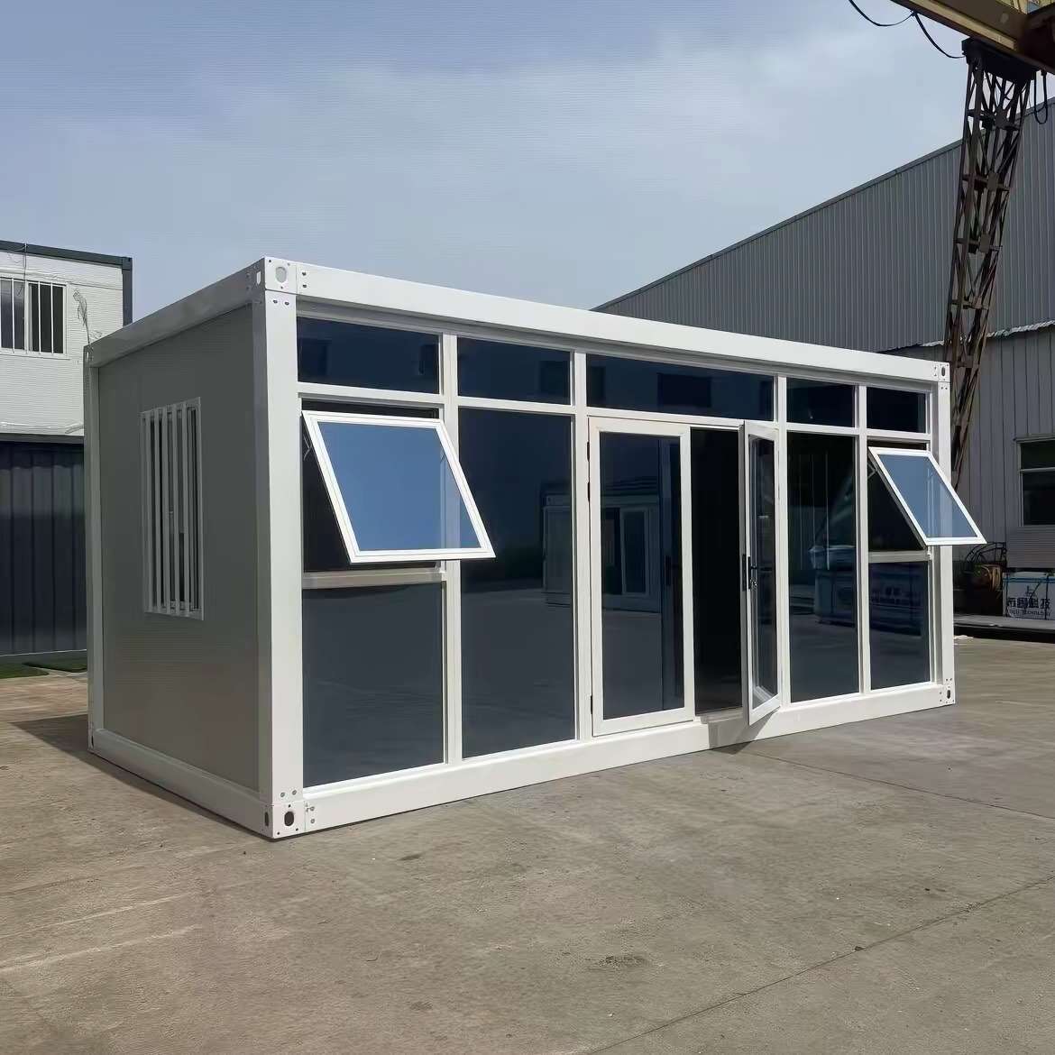 Modern Prefab Glass Office / Backyard Studio / Modular Workspace / Container Home / Tiny Home
