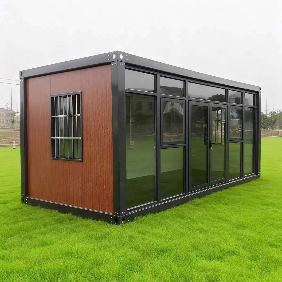 Modern Prefab Glass Office / Backyard Studio / Modular Workspace / Container Home / Tiny Home